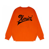 Amiri long sleeve shirts oblique text printing