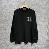Amiri long sleeve shirts color block simple label set printing