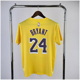 NBA Jerseys Lakers, yellow 24, quick-drying short sleeves