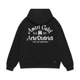 Amiri hoodie la limited art word printing