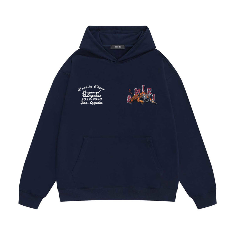 Amiri hoodie letter tiger print