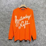 Amiri long sleeve shirts oblique art word printing