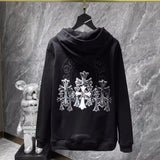 Chh Chrome Hearts Hoodie Sanskrit Casual Couples Autumn and Winter Hooded Sweater