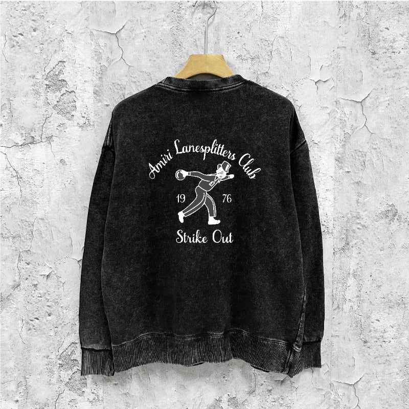 Amiri washed sweatshirt AMIRI large print washed old