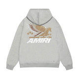 Amiri hoodie mottled pegasus print
