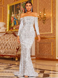 Women Party Dress Temperament Temperament Banquet Dress (Ss0416)