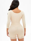 Long Sleeve Adjustable Sling Breasted Zipper Waist Slimming and Belly Contracting Hip Tight Body Shaping Body Shaper