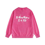 Amiri washed sweatshirt angel twin print washed old
