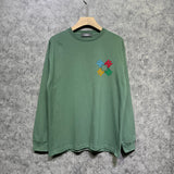 Amiri long sleeve shirts color block simple label set printing