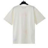 Palm Angels T Shirts Vintage Statue Stream Lacquer Foam Letter Short Sleeve T-Shirt