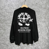 Amiri long sleeve shirts note fan printing