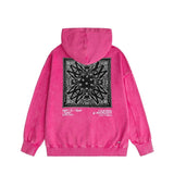 Amiri washed hoodie simple standard square scarf distressed printing