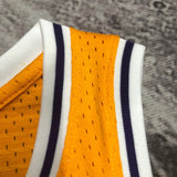 NBA jerseys women's navel retro jersey: Lakers, yellow 8, Kobe Bryant