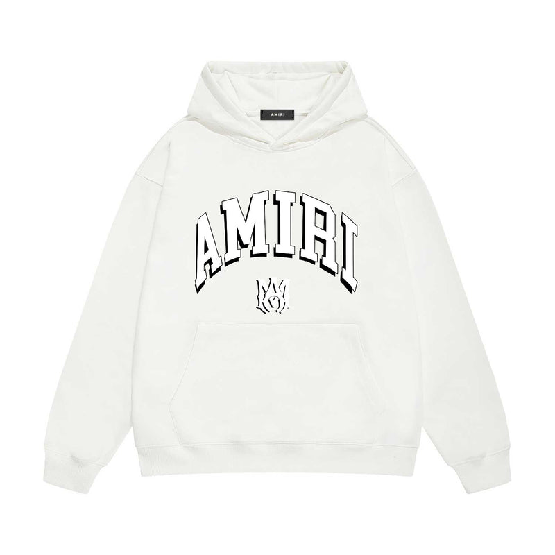 Amiri hoodie spider projection printing