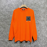 Amiri long sleeve shirts simple standard square scarf printing