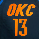 NBA Jerseys Thunder, Blue Stripe 13, George