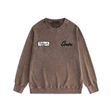 Amiri washed sweatshirt billiard sketch printing washed and distressed