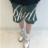 Rhude Shorts Jacquard Knitted Yarn Casual Shorts