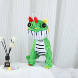 Plush Toys nightmare critters Bobby 4 big lion green dinosaur plush toy doll