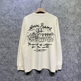 Amiri long sleeve shirts sketch country printing