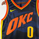 NBA Jerseys 24 season, Thunder, City Edition No. 0, Westbrook