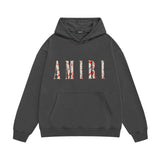 Amiri hoodie retro totem printing