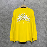 Amiri long sleeve shirts skeleton letterprinting