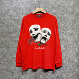 Amiri long sleeve shirts double-sided rose printing