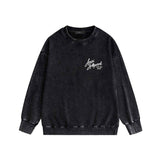 Amiri washed sweatshirt banana panther printing washed and distressed