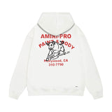 Amiri hoodie bull printing