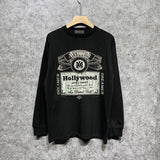 Amiri long sleeve shirts damaged hollywood limited print