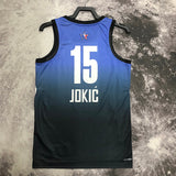 NBA Jerseys 23 season, All-Star, Blue 15, Jokic