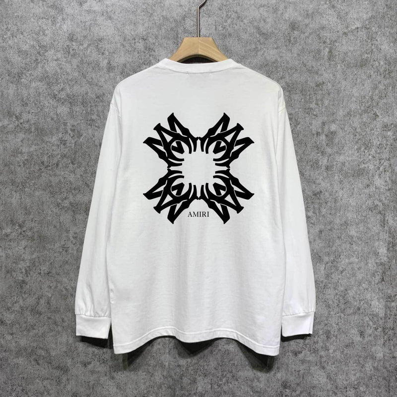 Amiri long sleeve shirts simple letter print