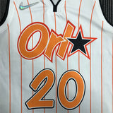 NBA Jerseys 75 Weekend Magic, White Orange 20, Fultz