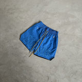 Rhude Shorts Letter Embroidered Tether Casual Shorts Beach Sweatpants