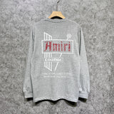 Amiri long sleeve shirts letter sign printing
