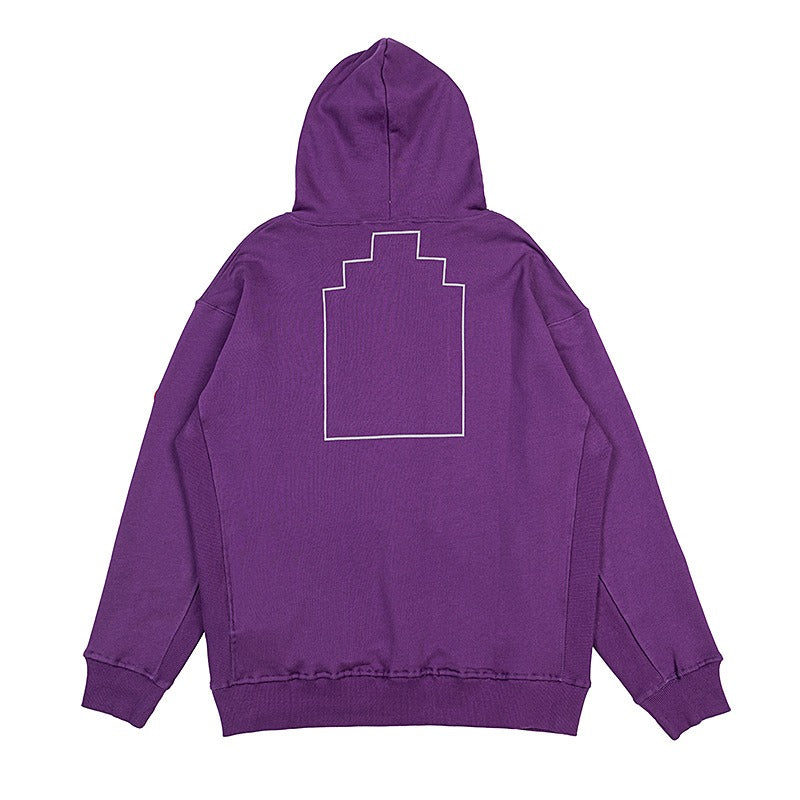 C.e hoodie early autumn c.e creative pattern printing pullover hooded sweatshirt