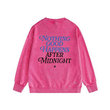 Amiri washed sweatshirt earth letterprinting washed and distressed