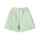 Palm Angels Shorts Flocking Alphabet Stripe Color Match Casual Shorts