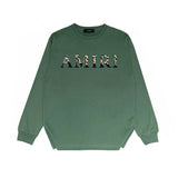Amiri long sleeve shirts fur printing