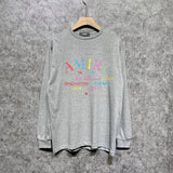 Amiri long sleeve shirts watercolor cartoon letterprinting