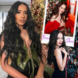 Women'S Wigs Silicone Mesh Lace gradual change Water ripple Long curly hair T Part Chemical fiber Headgear wigs
