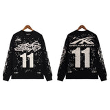Hellstar Sweatshirt Autumn and Winter Crew Neck Loose
