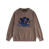 Amiri washed sweatshirt new font cobra print washed old