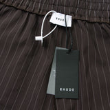 Rhude Shorts Coconut Embroidery Casual Beach Stripe Shorts