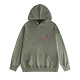 Amiri washed hoodie splattered colorful ring distressed printing