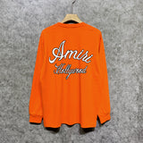 Amiri long sleeve shirts letter-filled printing