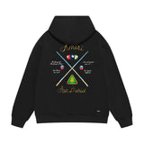 Amiri hoodie billiard cue country print