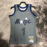 NBA Jerseys MN hot-pressed retro jersey: SW Magic 9495 season, gray No. 1, Hardaway