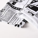 Mens Fashion Jeans Street newspaper style 5011#